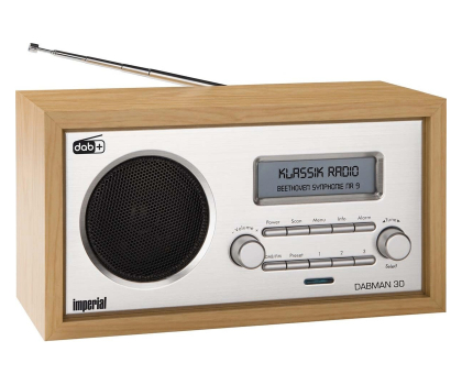 Radio i budzik IMPERIAL Imperial DABMAN 30 DAB+ / FM Radio Wood